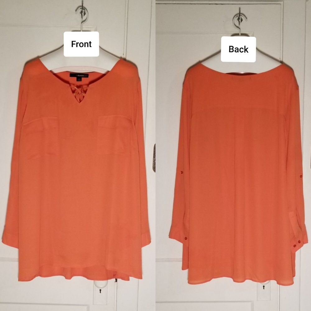 "Sabrina Tunic" by Denim 24/7 Sz 30W